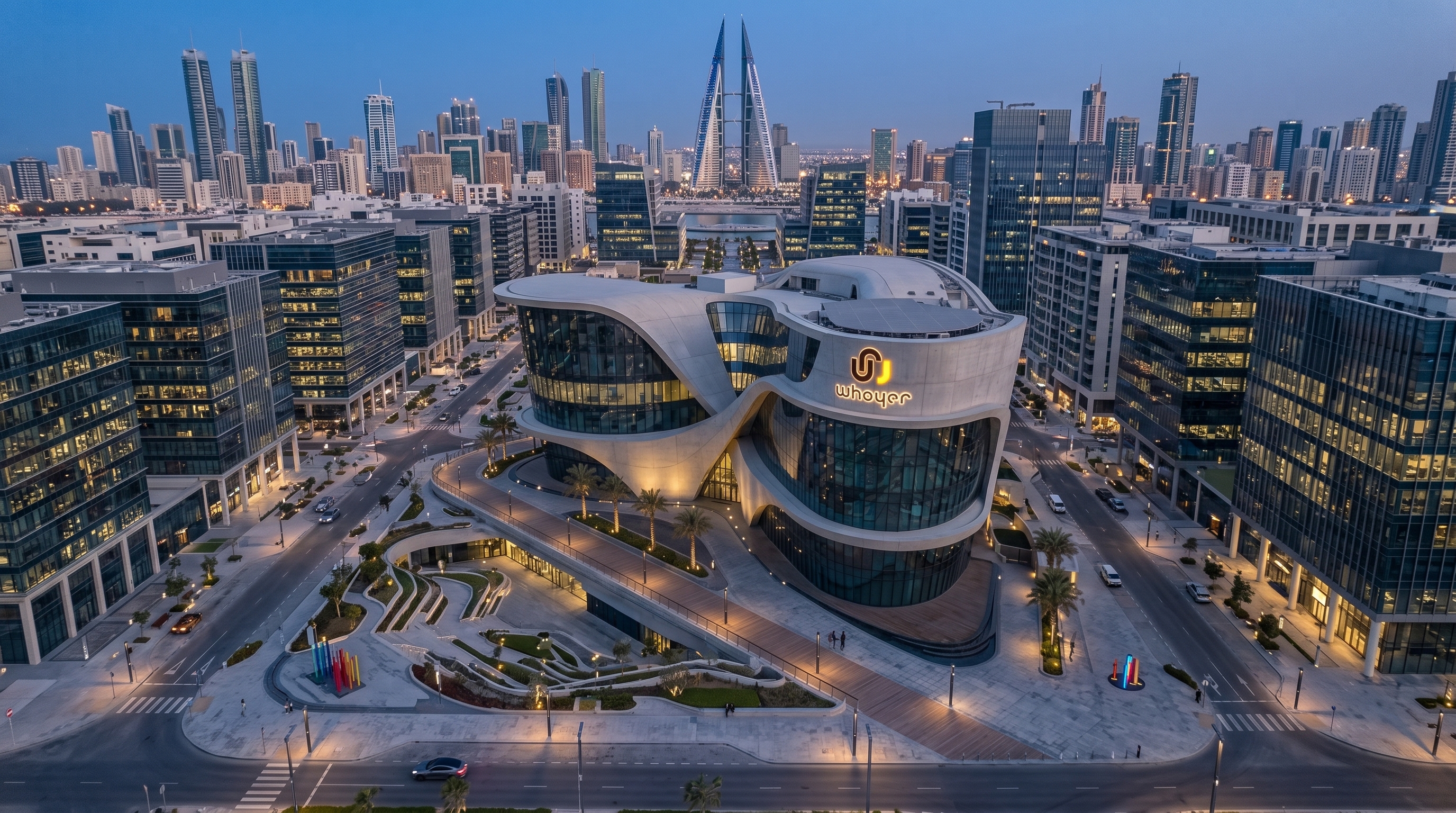 Bahrain HQ mockup